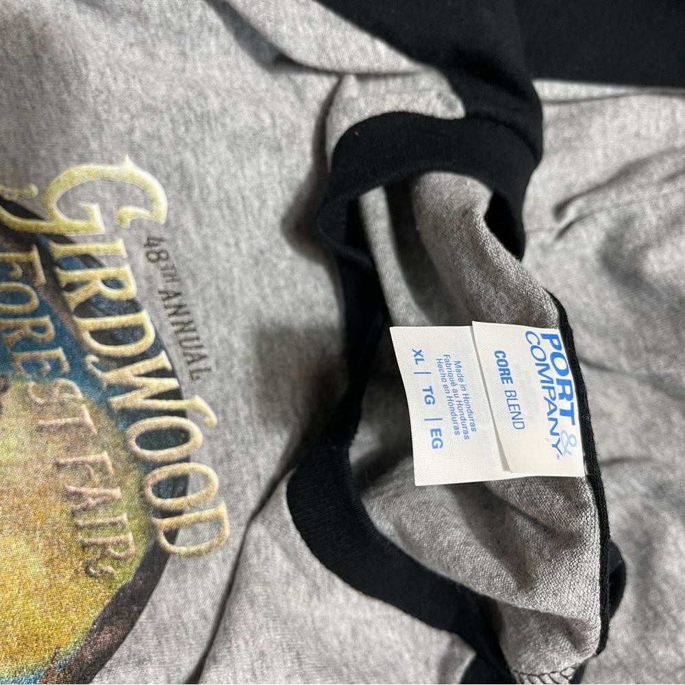 Girdwood Forest Fair Alaska 2023 48th Annual Design Baseball Tee Sz XL - Picture 2 of 2